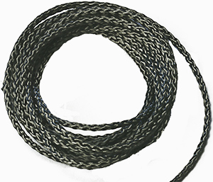 High purity carbon fiber thread grade CT16 for carbon evaporation, Ø2.4mm,  1.6g/m - Edge Scientific