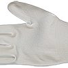 EM-Tec ESD safe PU coated knitted nylon gloves, white, size M, pair