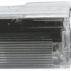 Micro-Tec CB-S standard sharp carbon steel single edge cutting blades, 0.23mm thickness in dispenser box with 10 blades