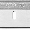 Micro-Tec CB-D durable single edge carbon steel cutting blades, 0.23mm thickness